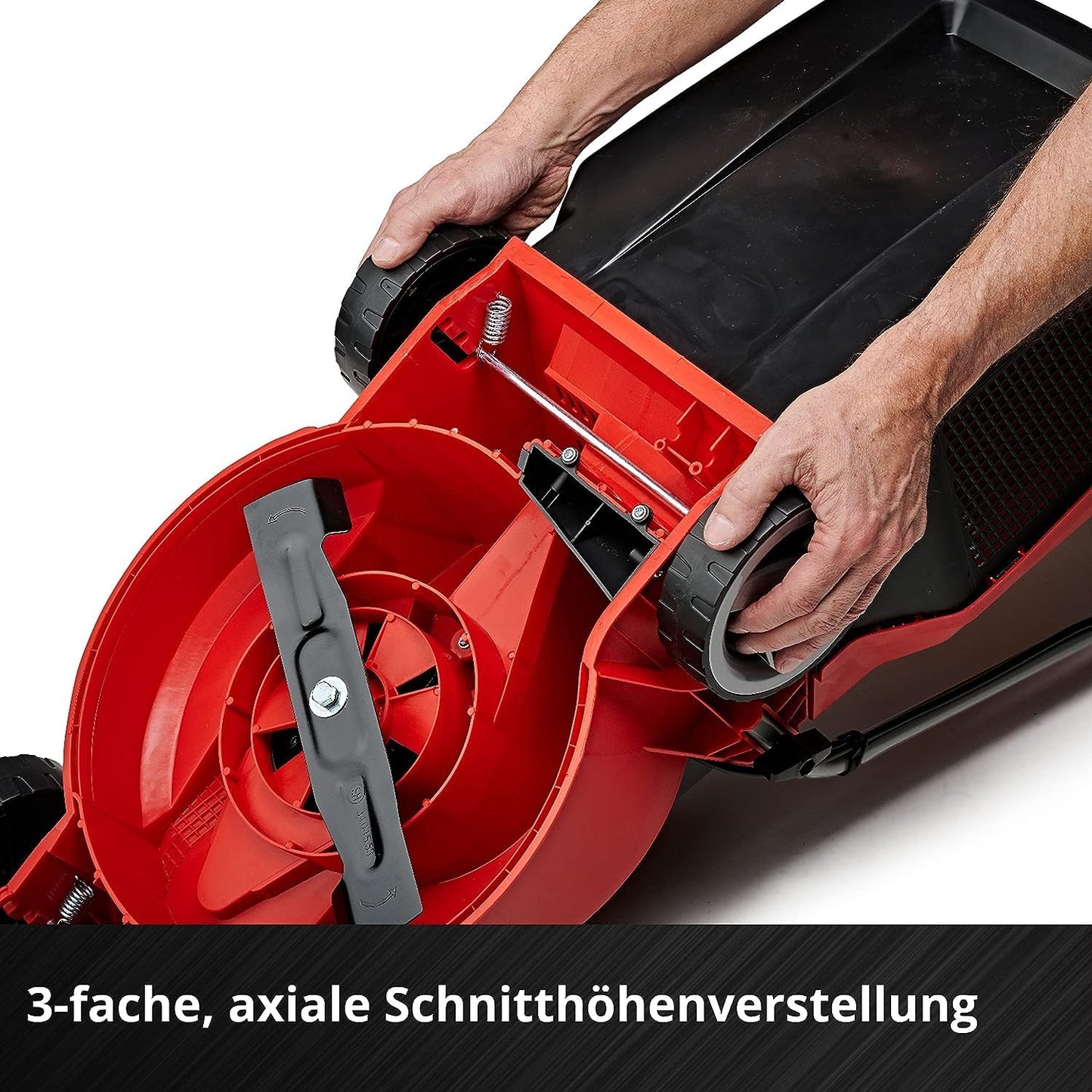 Cortacésped a Batería 18V – 30 cm, 25L, Altura Ajustable